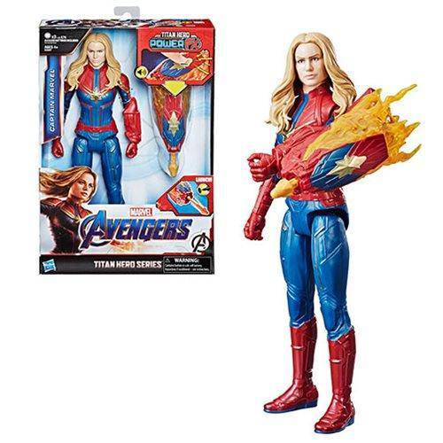 Avengers: Endgame Titan Hero Power FX Captain Marvel 12-Inch Action Figure - by Hasbro