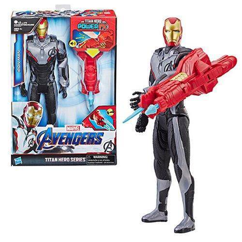 Avengers: Endgame Titan Hero Power FX Iron Man 12-Inch Action Figure - by Hasbro