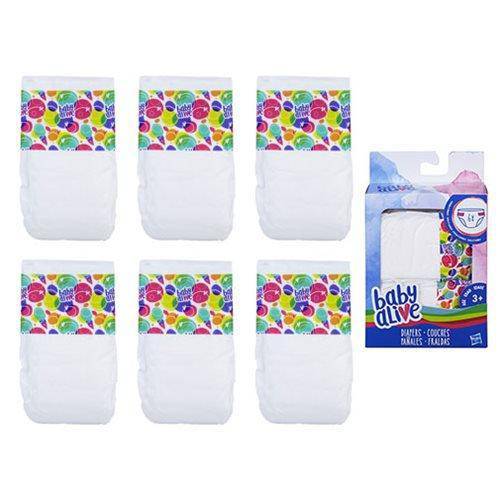Baby Alive Diapers Refill Pack - 6 Count - by Hasbro