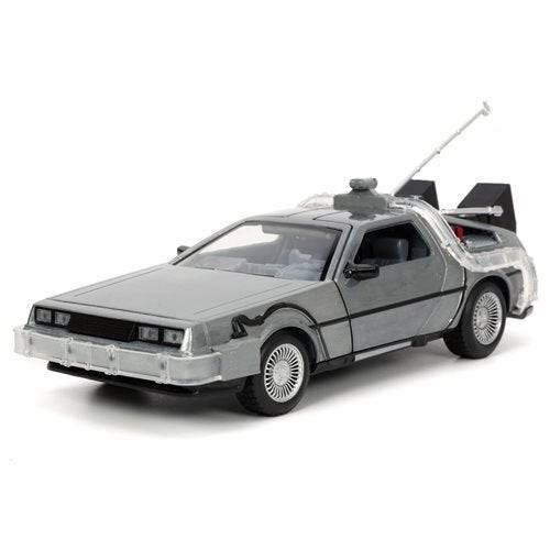 Back to the Future 1 Time Machine with Light 1:24 Scale Die-Cast Metal Vehicle - by Jada Toys