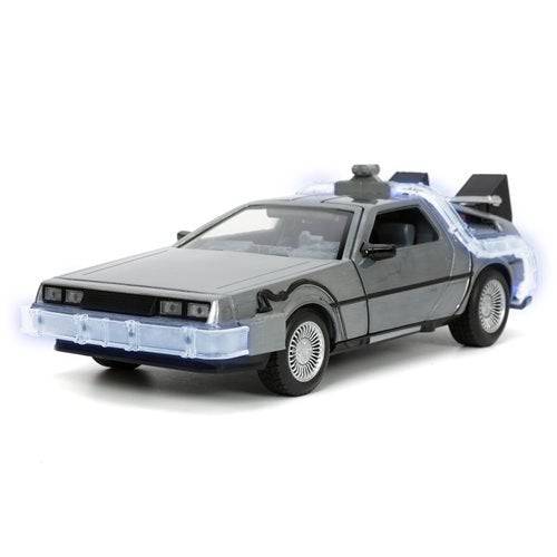 Back to the Future 1 Time Machine with Light 1:24 Scale Die-Cast Metal Vehicle - by Jada Toys