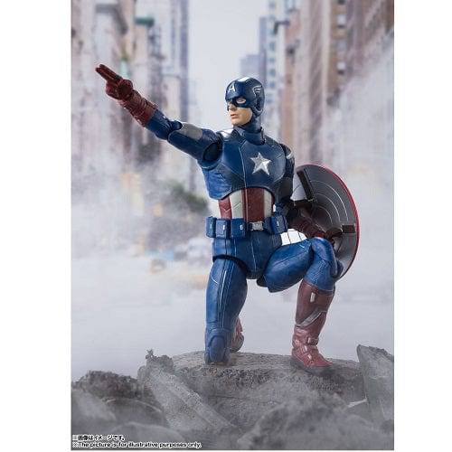 Bandai Avengers Infinity Captain America S.H.Figuarts Action Figure - by Bandai