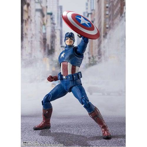 Bandai Avengers Infinity Captain America S.H.Figuarts Action Figure - by Bandai