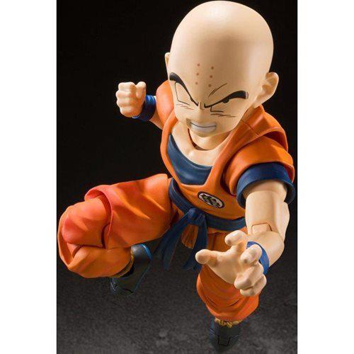 Bandai Dragon Ball Z Krillin Earth's Strongest Man S.H.Figuarts Action Figure - by Bandai