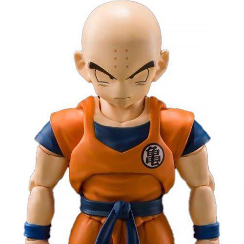 Bandai Dragon Ball Z Krillin Earth's Strongest Man S.H.Figuarts Action Figure - by Bandai