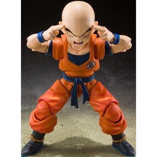 Bandai Dragon Ball Z Krillin Earth's Strongest Man S.H.Figuarts Action Figure - by Bandai