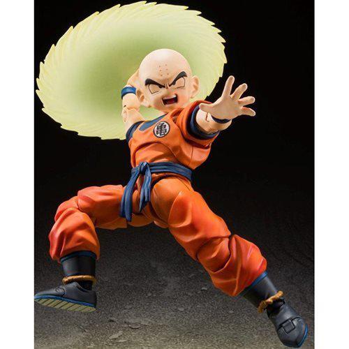 Bandai Dragon Ball Z Krillin Earth's Strongest Man S.H.Figuarts Action Figure - by Bandai