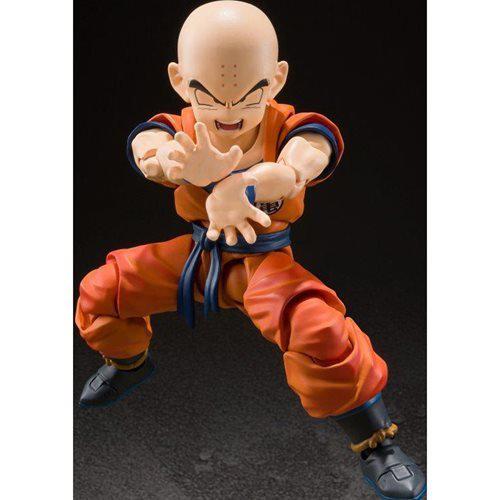 Bandai Dragon Ball Z Krillin Earth's Strongest Man S.H.Figuarts Action Figure - by Bandai