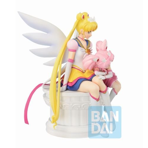 Bandai Eternal Sailor Moon & Eternal Sailor Chibi Moon Figure - by Bandai