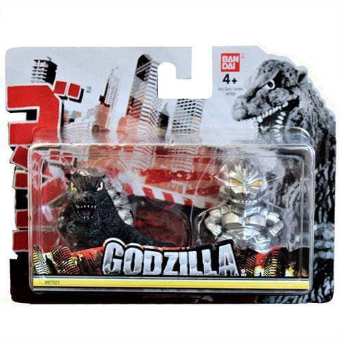 Bandai Godzilla Chibi Figure 2-Pack - Godzilla and Mechagodzilla - by Bandai