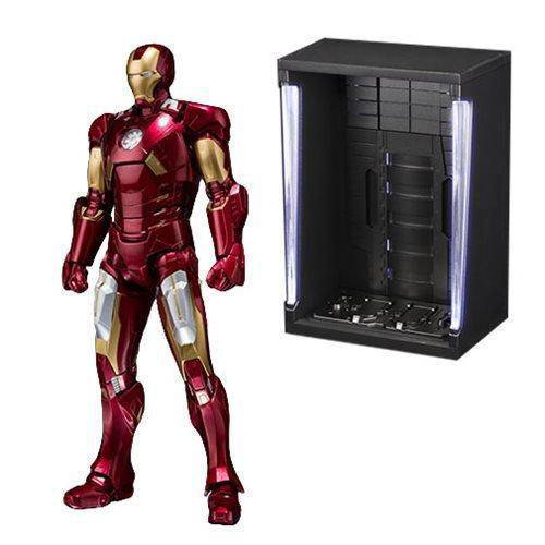 Bandai Marvel Iron Man Mark VII and Hall Of Armor Set SH Figuarts Action Figure P-Banda - by Bandai