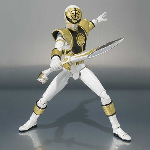 Bandai Mighty Morphin Power Rangers White Ranger SH Figuarts Action Figure - by Bandai