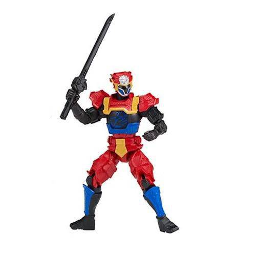 Bandai Power Rangers Super Ninja Steel 5-Inch Figure - Lion Fire Armor Blue Ranger - by Bandai