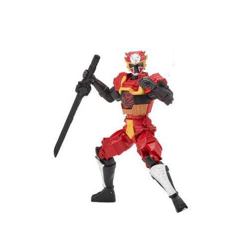 Bandai Power Rangers Super Ninja Steel 5-Inch Figure - Lion Fire Armor Red Ranger - by Bandai