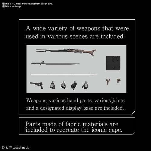 Bandai Star Wars: The Mandalorian 1:12 Scale Model Kit - Choose your Kit - by Bandai