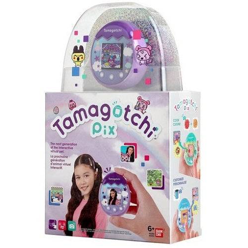 Bandai Tamagotchi Pix Digital Pet - Choose your Color - by Bandai