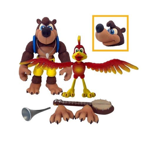 Banjo Kazooie 7-1/2In 2-Pack Action Figures - by Premium DNA Toys