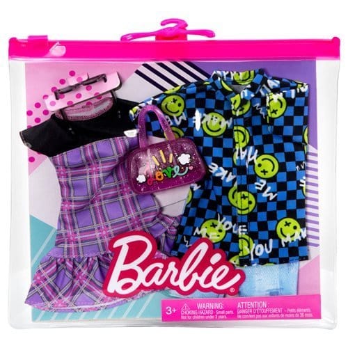 Barbie and Ken Plaid and Checker Print Fashion 2-Pack - by Mattel