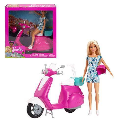 Barbie Doll and Scooter - by Mattel