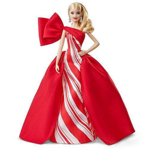 Barbie Holiday 2019 Blonde Curly Hair Doll - by Mattel