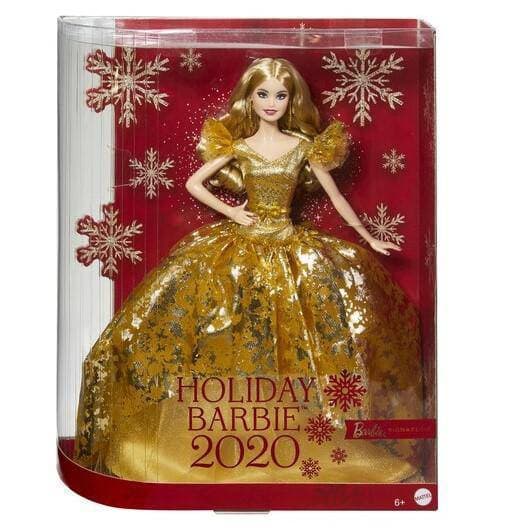 Barbie Holiday 2020 Blonde Hair Doll - by Mattel