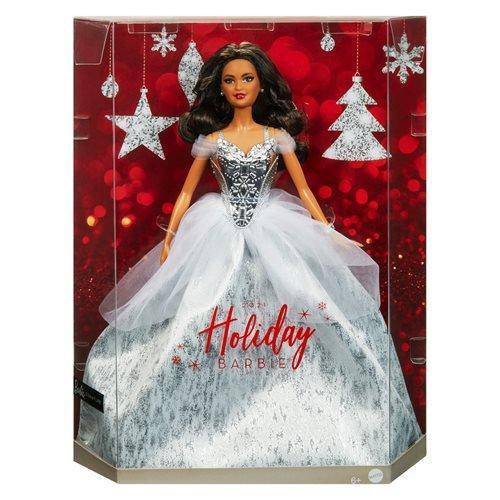 Barbie Holiday 2021 Doll - Brunette Hair - by Mattel
