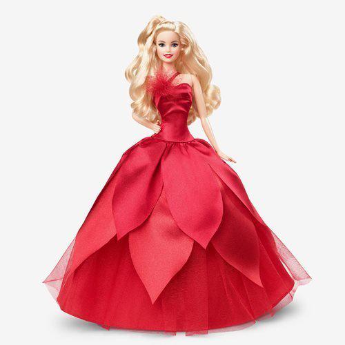 Barbie Holiday Doll 2022 (Dark Brown, Wavy Blonde , Light Brown or Straight Black Hair) - by Mattel