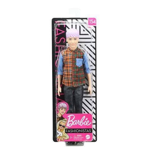 Barbie Ken Fashionistas Doll #154 with Sculpted Purple Hair - by Mattel