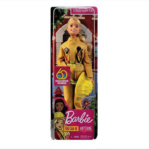 Barbie - You can be anything - 60th Anniversary - Firefighter - by Mattel