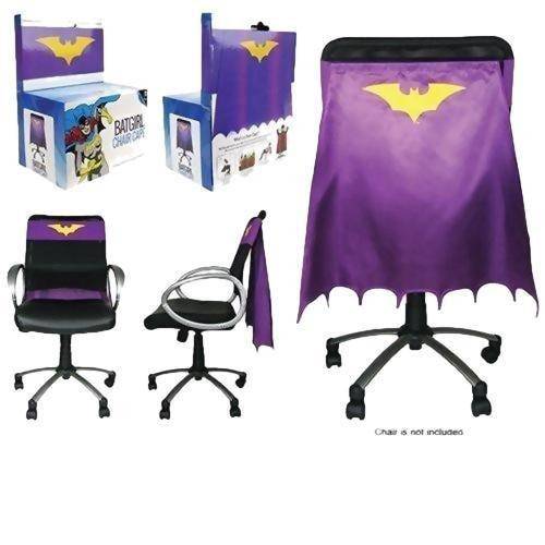 Batgirl Yellow and Lavender Chair Cape - by Entertainment Earth