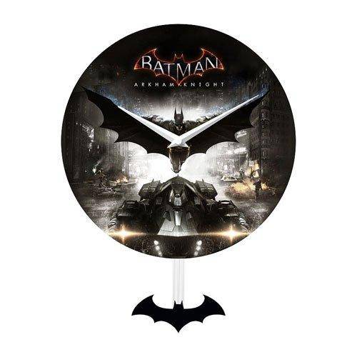 Batman: Arkham Knight Pendulum Wall Clock - by Nj Croce