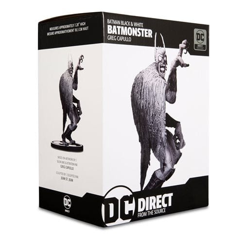 Batman Black and White Batmonster by Greg Capullo Statue - by DC Direct