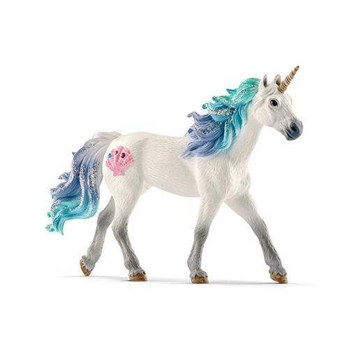 Bayala Sea Unicorn Stallion Collectible Figure - by Schleich