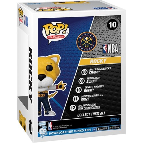 Funko Pop! 10 NBA Mascots - Denver Nuggets - Rocky Vinyl Figure