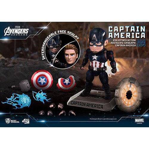 Beast Kingdom Avengers: Endgame - Captain America - Egg Attack EAA-104 - Previews Exclusive - by Beast Kingdom