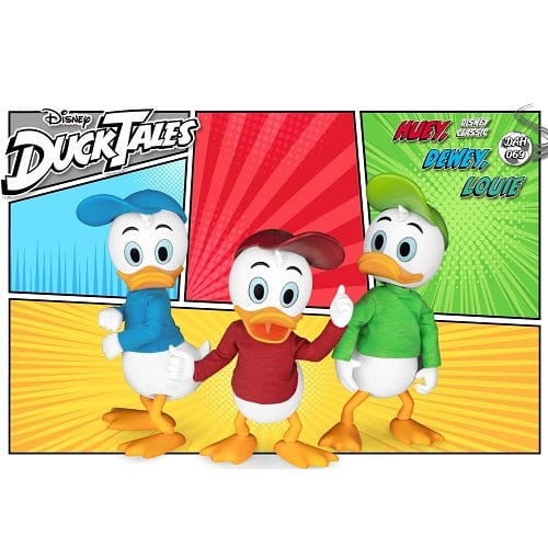 Beast Kingdom Ducktales DAH-069 Dynamic 8-Ction Huey Dewey Louie Action Figure Set - by Beast Kingdom