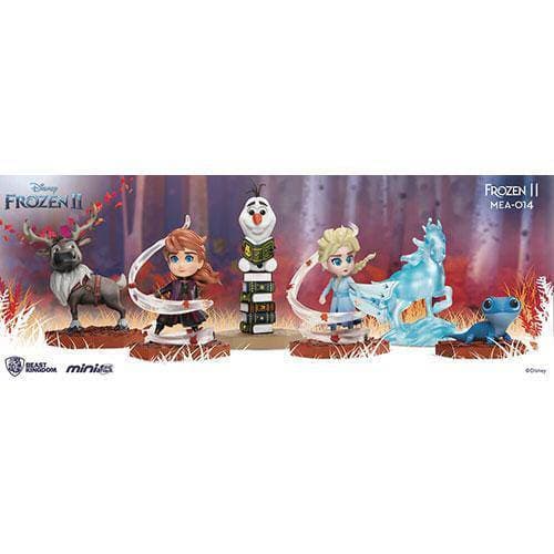 Beast Kingdom Frozen II - Elsa, Anna, Fire Spirit, the Nokk, Oalf - Mini Egg Attack Series MEA-014 6-Piece Figure Set - by Beast Kingdom