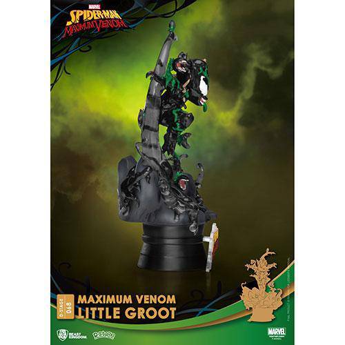 Beast Kingdom Marvel Comics: Maximum Venom - Little Groot - DS-068 D-Stage Series 6In Statue - by Beast Kingdom