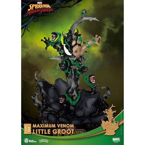 Beast Kingdom Marvel Comics: Maximum Venom - Little Groot - DS-068 D-Stage Series 6In Statue - by Beast Kingdom