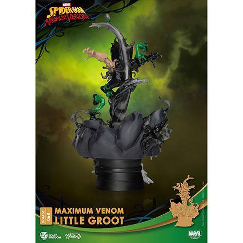 Beast Kingdom Marvel Comics: Maximum Venom - Little Groot - DS-068 D-Stage Series 6In Statue - by Beast Kingdom