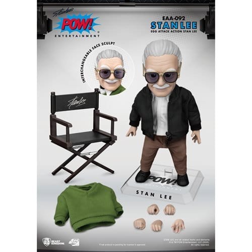 Beast Kingdom Marvel Stan Lee EAA-092 Egg Attack Action Figure - by Beast Kingdom