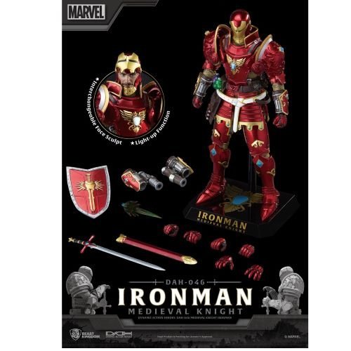 Beast Kingdom Medieval Knight Iron Man DAH-046 Dynamic 8-Ction Action Figure - by Beast Kingdom