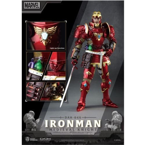 Beast Kingdom Medieval Knight Iron Man DAH-046 Dynamic 8-Ction Action Figure - by Beast Kingdom