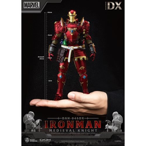 Beast Kingdom Medieval Knight Iron Man DAH-046DX Dynamic 8-Ction Deluxe Version Action Figure - by Beast Kingdom