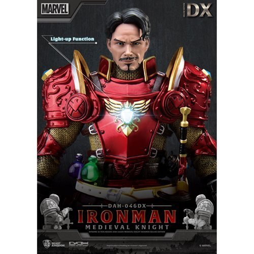 Beast Kingdom Medieval Knight Iron Man DAH-046DX Dynamic 8-Ction Deluxe Version Action Figure - by Beast Kingdom