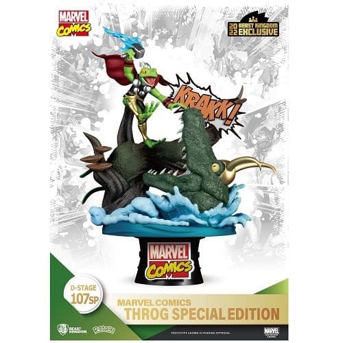 Beast Kingdom SDCC 2022 Marvel Comics DS-107SP Throg Special Edition D-Stage 6-Inch Statue - by Beast Kingdom