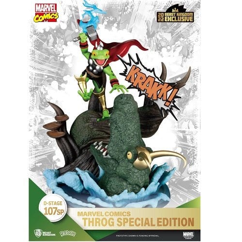 Beast Kingdom SDCC 2022 Marvel Comics DS-107SP Throg Special Edition D-Stage 6-Inch Statue - by Beast Kingdom