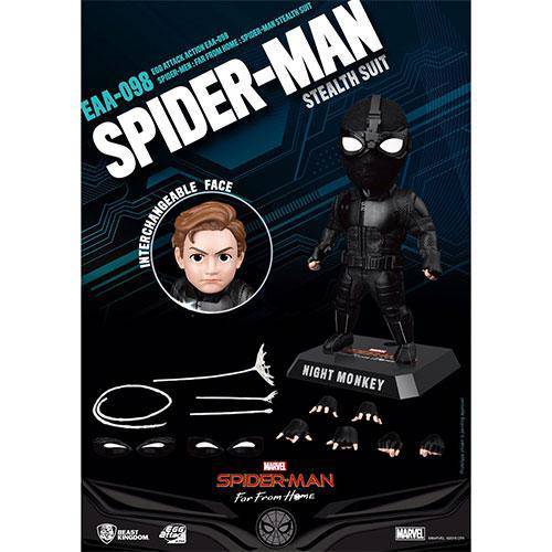 Beast Kingdom Spider-Man: Far From Home - Stealth Suit Spider-Man - EAA-098 - Previews Exclusive - by Beast Kingdom