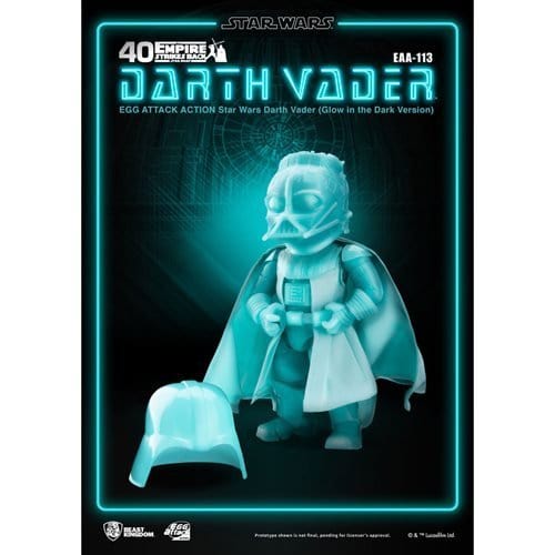 Beast Kingdom Star Wars EAA-113 Darth Vader Glow-in-the-Dark Action Figure - by Beast Kingdom