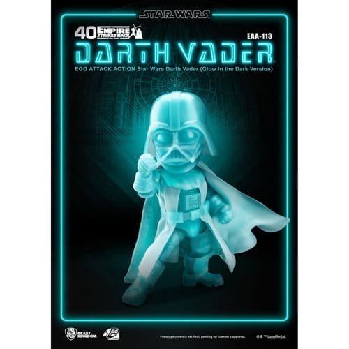 Beast Kingdom Star Wars EAA-113 Darth Vader Glow-in-the-Dark Action Figure - by Beast Kingdom